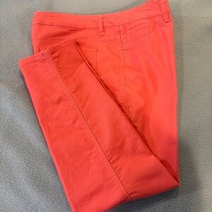 Vibrant Coral Pants